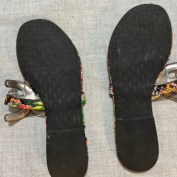 SAM EDELMAN Carter Floral Thong Flip Flop Sandals Size 9 - Picture 7 of 7